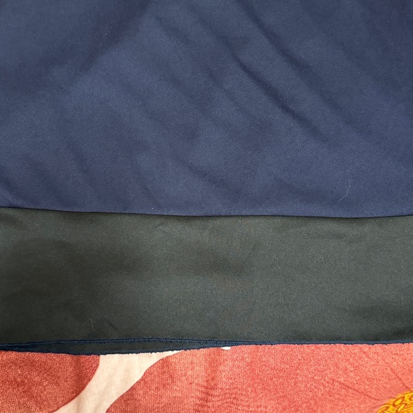 Eva Franco Short Sleeve Midi Pink and Red Flower Embroidered Dress - Picture 6 of 7